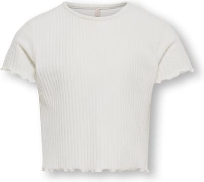 ONLY KOGNELLA S/S O-NECK TOP NOOS JRS Meisjes Top - Cloud Dancer