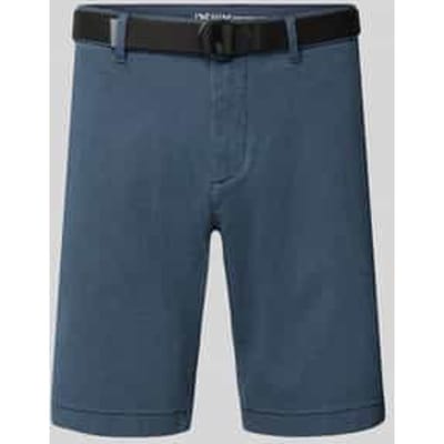 regular fit chino-shorts van katoenmix