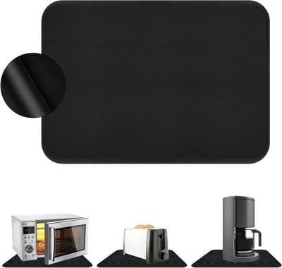 JGS Premium - Hittebestendige mat voor luchtfriteuse - Onderlegger 50 x 70 cm - Hittebeschermingsmat - Schuiffunctie - Ninja-luchtfriteuse - Herbruikbaar glasvezel