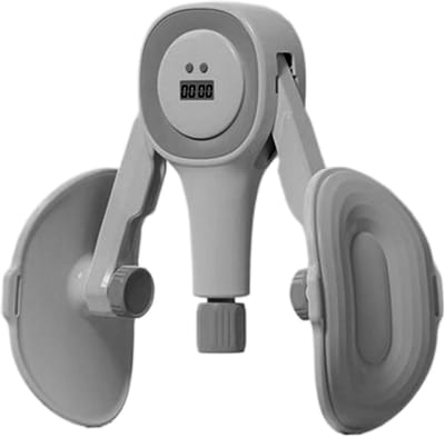 Bekkenbodem Trainer - Dijbeen Heup - Spierversteviging - Met Teller - 25 x 16 x 12 cm - Grijs