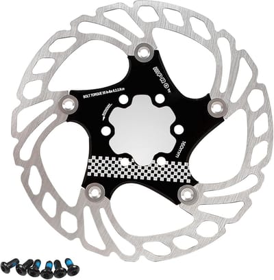 Fietsschijfrem Rotor - Fietsaccessoires - MTB Racefiets - Drijvend Systeem - 203 mm - Zwart