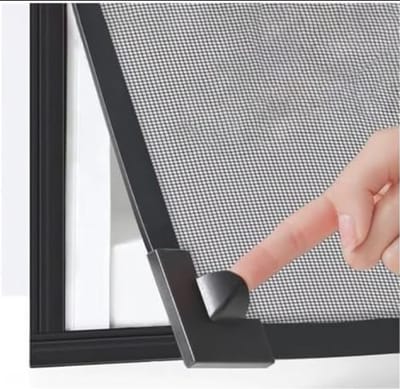 VHV - Raamhor - Magnetische hor - Insectenhor voor raam - Eenvoudig te plaatsen - Voor slaapkamer woonkamer en woning - 50x80 cm