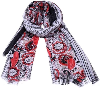 Dames Sjaal Omslagdoek - Warme Sjaal - Bescherming en Stijl - Totem Printpatroon - 180x90cm - Niet gespecificeerd