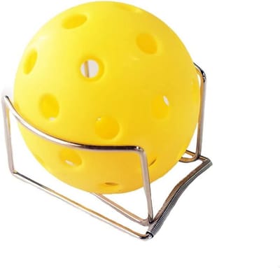 Pickleball Houder - Bal Clip - Sport Training - Eenvoudig Bevestigen - 3.6x3.6x2 Inch - Zilver