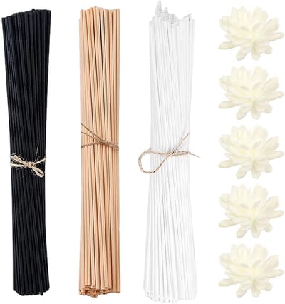 Allecto - Aromatherapiesticks - Geurstokjes voor Thuis - Natuurlijke Geurbeleving - Houtkleur - 150 Stuks - Perfect voor Ontspanning en Stemming