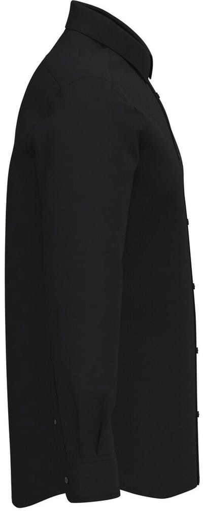Kariban Heren overhemd Oxford lange mouwen K595 - Black - 3XL
