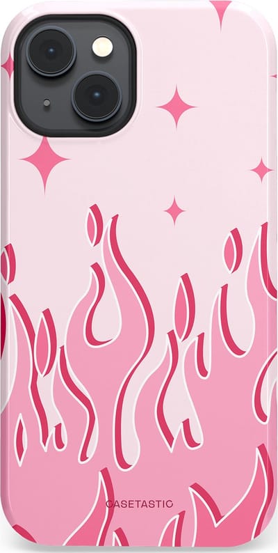 Casetastic Hoesje Geschikt voor Apple iPhone 14 Plus Magsafe - Stijlvolle Beschermende Duo-layer Case - Twinkelvuur