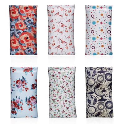 Dailygoody - Bril etui - PU leren brillentas - Unisex - Multicolor - Zonnebril pouch - Handig voor sleutels en kaarten - Geschikt voor volwassenen en
