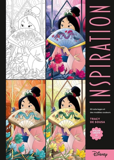 Inspirations - Disney - Hachette heroes - Kleurboek voor volwassenen en kinderen