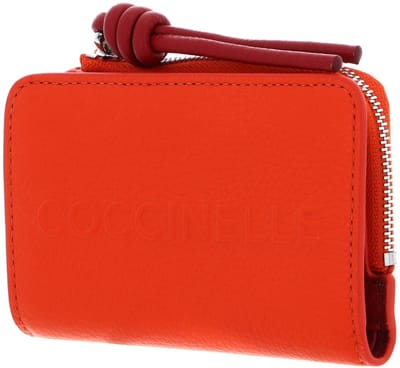 COCCINELLE Leren Portemonnee Myrtha Maxi Log Wallet Gazpacho / Sangria Oranje
