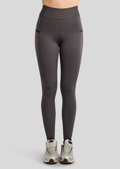 MONTAR RIJLEGGING MOPEARL PINTUCKS FULLGRIP Donkergrijs