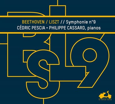 Cedric Pescia Philippe Cassard - Beethoven Symphony No. 9 Transcribe (CD)