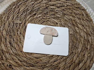 Antislip haarspeldjes paddenstoel - haarknipjes kinderen - haarspeld - kindermode - kinder haaraccessoires