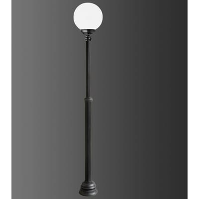 LCD Lantaarnpaal 1143, 1-lamp, zwart/wit