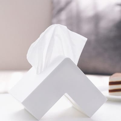 Dailygoods- Tissuebox Geniaal Design - Tissuebox Houder - Multifunctioneel - Scandinavische Stijl - Grote Opening - 3 Stuks - Zakdoekdoos