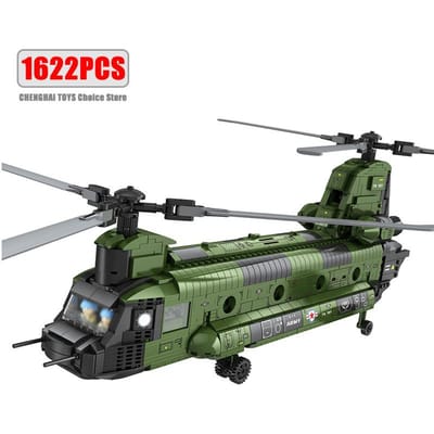 Hoge Kwaliteit Vliegtuig Hoge Kwaliteit Serie Hoge Kwaliteit Chinook Hoge Kwaliteit Helikopter Hoge Kwaliteit Gebouw Hoge Kwaliteit Blokken Bouwpakket black