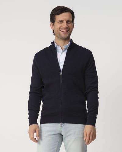 Campbell Vest Heren Donkerblauw