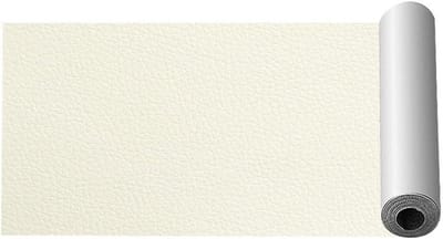 Faux Leather Patches 20 x 150 cm, Zelfklevende Patches voor Meubelherstel, Autozetels en Renovatie, Beige Kleur