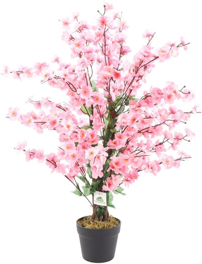 Kunst Kersenbloesem Boom | Roze | 90cm - Zijde Bloesemboom - Prunus - Nep Bloesem Kunstplant