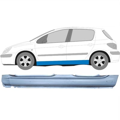 Volledige dorpel voor Peugeot 307 2001-2008 / Links