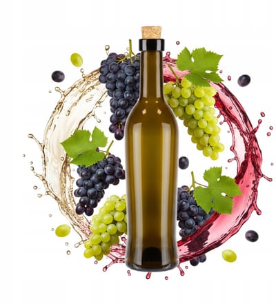 Bimberek Toscana - Glazen Fles - 500ml - Donkergroen - Wijn, Likeuren, Oliën