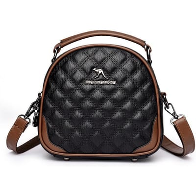 Diamanten Tas Herfststijl Dames Veelzijdige Middenleeftijd Moeder Tas High-end Niche Mobiele Tas Lichtgewicht Crossbody Tas black