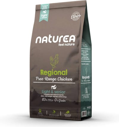 Naturea Grainfree Dog Ethos Regional Free Range Chicken Light & Senior 1,6 kg - Hond