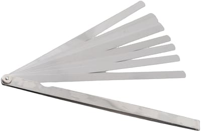 Dailygoody - Feeler Blades 300 mm - Roestvrij Staal - Precisie Meetgereedschap - 0,02-1 mm dikte - Voor Technisch Gebruik - 17 Stuks