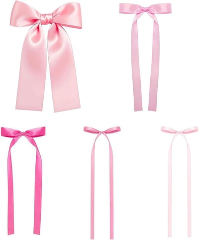 Strikjes Slinger - Decoratie Lintjes - Feestelijke Aankleding - Zachte Stof - 25 Stuks - Roze
