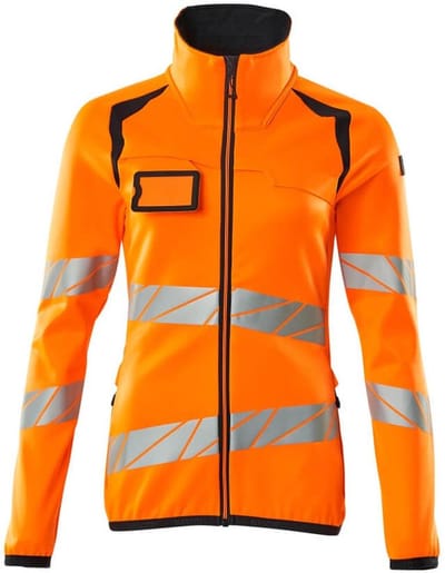 Mascot Accelerate Safe Fleecetrui met rits 19153-315 - hi-vis oranje/donkermarine - 2XL