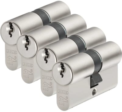 Abus deurcilinder anti-boorbescherming E200 SKG 30/30mm 4 stuks