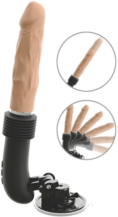 Stotende Neukmachine - Sexmachine met Afstandsbediening - Stotende Vibrator In Penisvorm