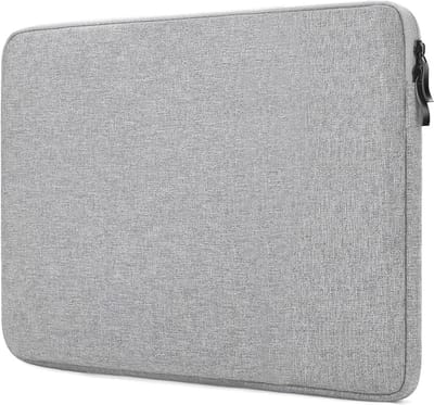 Hoes Geschikt voor Macbook Air M3 hoes Sleeve Spatwater proof Grijs - Macbook Air 13.6 inch Hoes 2024 2022 met handvat & ruimte voor accessoires