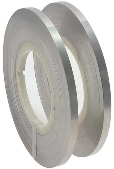 Vernikkeld Staalband - Nikkel Strip - Batterijen Lassen - Goede Lasbaarheid - 0.12x8 mm - Zilver