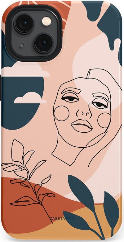 Casetastic Hoesje Geschikt voor Apple iPhone 13 Magsafe - Stijlvolle Beschermende Duo-layer Case - Zachte contour