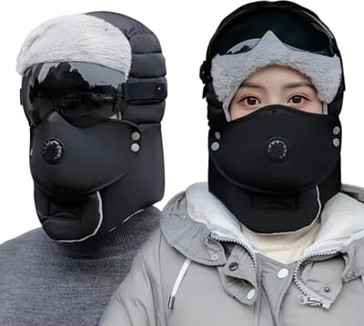Nivard Oorwarmers - Oorverwarmers - Earmuffs - Ear Warmers - Dames - Heren - Volwassenen - Winter - Unisex - Zwart - Met Zwarte Bril