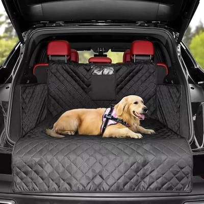 Autodeken voor de kofferbak van uw hond - Waterdichte beschermdeken - Automat voor huisdieren - 180*103 cm - Autostoelhoes voor honden - 600D Oxford-stof - Zwart