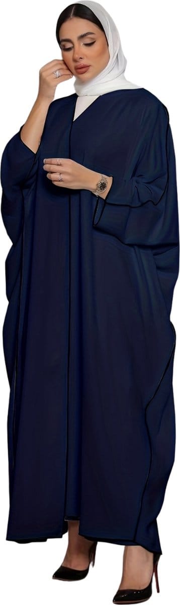 Bovista Gebedskleding Dames - Abaya - Islamitische Kleding - Khimar - Jilbab - Vrouw - Alhamdulillah - Blauw