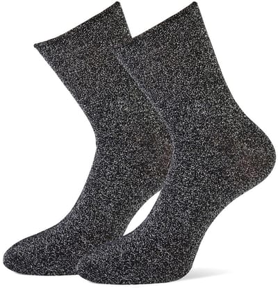MarcMarcs - 4-Pack - Damessokken - Katoenmix Zachte - Dames - zilver - 35-38 - 81997