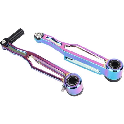1 Paar Ultralicht Vouwfiets Aluminiumlegering V-rem Fiets Fietsaccessoire lange arm V-rem gray