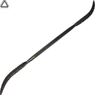 Corradi - Staartrasp voor hout - Lengte 190 mm - Driehoek