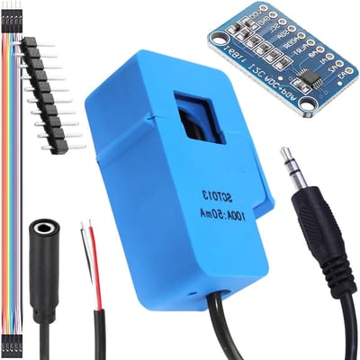 Stroomomvormer Split Core - Stroomsensor Module - Energie Verbruik Meten - Niet-invasieve Meting - 100A 50mA - Niet gespecificeerd