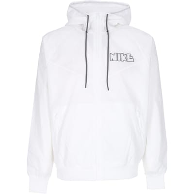 Windrunner windjack voor heren, geweven gevoerd, wit/wit/wit/ijzergrijs
