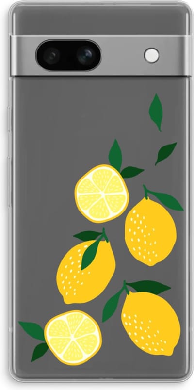 Case Company® - Hoesje geschikt voor Google Pixel 7A hoesje - You're my lemon - Soft Cover Telefoonhoesje - Bescherming aan alle Kanten en Schermrand