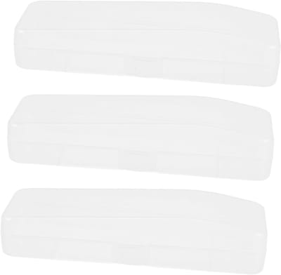 Opbergdoos Set - Scheerhouder Container - Reizen Organiseren - Set van drie - 3 stuks - Transparant