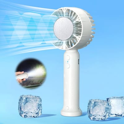 Draagbare Mini Ventilator met Koeling en USB Oplaadbaar