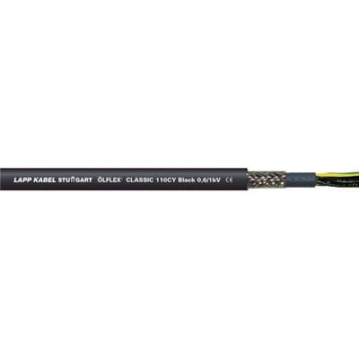 LAPP ÖLFLEX® CLASSIC 110 CY BLACK Stuurstroomkabel 2 x 0.75 mm² Zwart 1121232/100 100 m