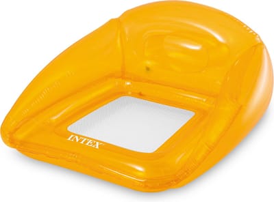 Intex transparante loungestoel | groen, rose of oranje/geel