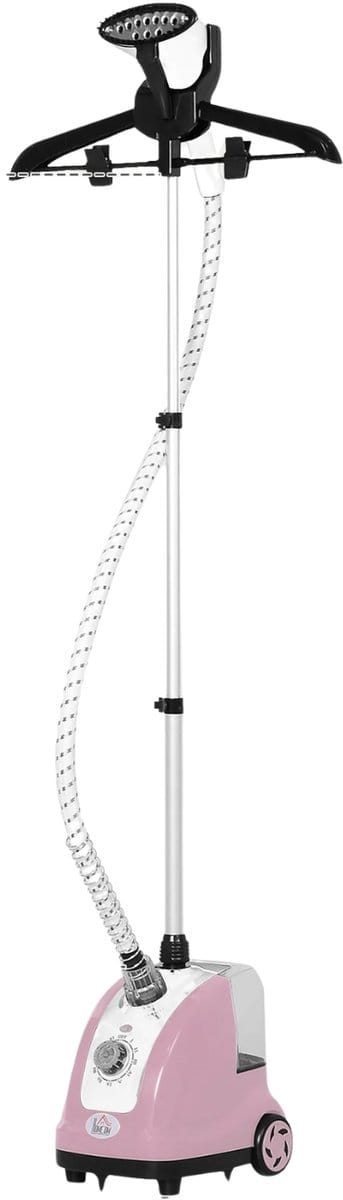 Rolu Kledingstomer – Stoomstrijkijzer - Handstomer – 1950W – 110CM Hoog - 11 Temperatuurstanden – Telescoop Stang – Tot 40 Minuten Stomen