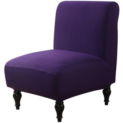 Gedrukte Dikke Stoelhoes Effen Kleur Elastische Eénpersoons Stoelhoes Rekbare Stoelhoes Comfortabel Duurzaam Huishoudelijke Artikelen Decor ONE Piece blue